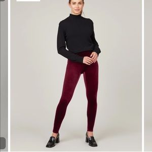 Spanx velvet leggings